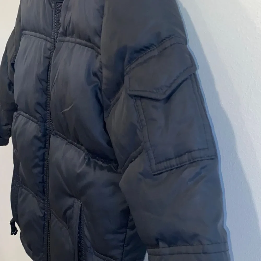 GAP Kids Boys Black Puffer Jacket XS (4-5)